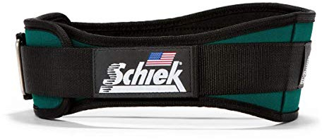 Schiek 2004-FG-M Schiek Original-Stützgürtel, Nylon, Größe M, Waldgrün