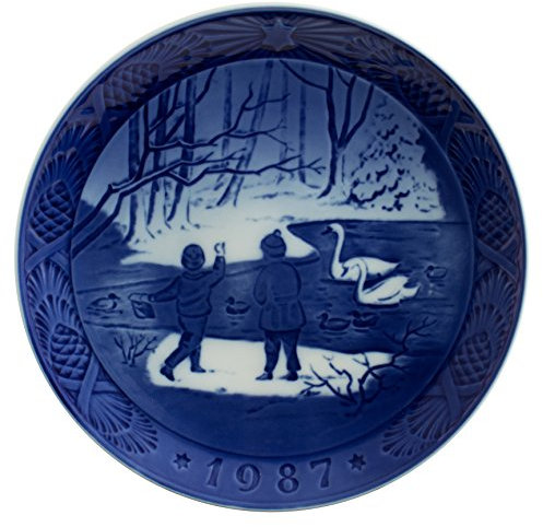 ROYAL COPENHAGEN PIATTO DI NATALE 1987 ORIGINALE PORCELLANA PRIMA SCELTA