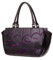 Banned Damen Handtasche - Purple Bats Henkeltasche