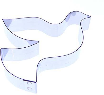 Valley Cutter Company - Emporte-pièce en forme de colombe en acier inoxydable pour décoration de gâteaux, pâte Fimo, pâte à sucre - Taille 70 x 50 mm