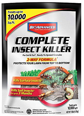 BAYER CROP SCIENCE 700288S Kills Surface Insect Killer for Soil and Turf, 10 lb, Granules