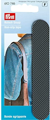Prym schwarz 610746 Rutsch Stopp, Polyester, 11,5 x 2 cm, 1 Stück