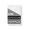 GBC Laminierfolien, Thermo-Laminiertaschen, ID-Kartengröße, 5 mil, HeatSeal Ultra Clear, 100 Stück (56005)