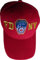 NYC FACTORY FDNY Baseballmütze Polizeiabzeichen Feuerwehr von New York City Rot & Gold Einheitsgröße, rot, Einheitsgröße