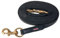 Karlslund Zügel BioThane Reins, Black Brass, k383-bla-bra