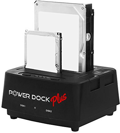 Kingwin USB 3.0 to Dual Bay SATA/SSD Hard Drive Dock w/Offline Clone Function. Compatible w/ 2.5”/3.5” SATA HDD/SSD (SATA I/II/III). Build in USB 3.0 Hub, SD Card Reader, Support 2x8TB Drives & UASP