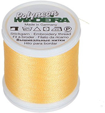 Madeira 9845 – – 1626 2-lagig Polyneon Polyester Stickgarn, 40 wt/135D 440 YD, mais