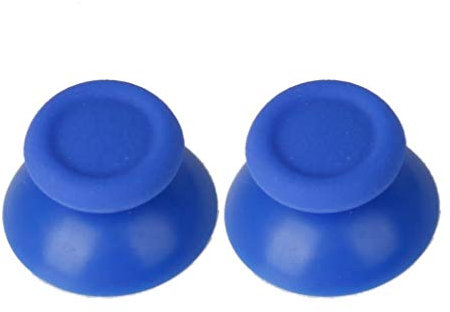SM-PC® PS4 Controller 2x Analog Joystick Thumbstick Kappe kompatibel für Sony Playstation Blau #002