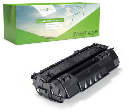 Green2Print Toner schwarz 3000 Seiten ersetzt HP Q7553A, 53A passend für HP LaserJet M2727NF, M2727NFS, P2014, P2015N, P2015DN, P2015, P2015X
