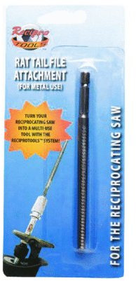 Reciprotools RCT-RTM-10 Rattail File Accessory Attachment for Metal Use,Gray,Small