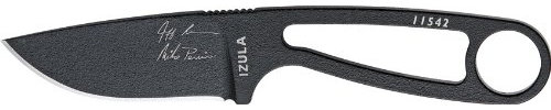 ESEE ESIBS, Outdoormesser, Neck Knife-Klingenlänge: 6.68 cm-Izula Signature Model, Edelstahl, Mehrfarbig