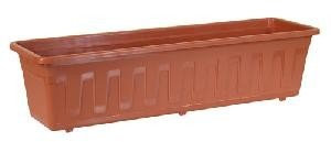 Fioriera Plant Box nelle misure 40, 60, 80, 100 cm, verde, marrone, terracotta, bianco, antracite, terracotta, 100 cm