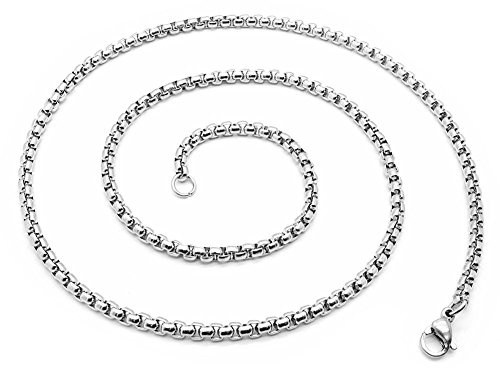 SoulCats Men chain peas belcher chain necklace link chain stainless steel chain necklace