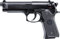 Set: Softair Pistole M9 World Defender Federdruck + G8DS® Zielscheibe