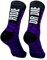 PERRO LOCO CLOTHES Calzini compressivi per ciclismo, con rinforzo sulla punta, Edizione limitata. (IT, Numero, 46, 48, Regular, Regular, Viola)