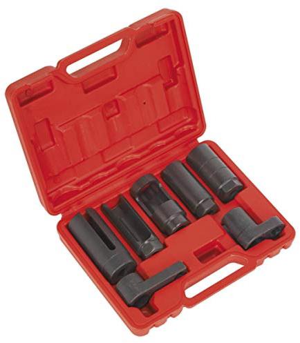 Sealey Sx032 Oxygen Sensor Socket Set 7Pc 3/8 and 1/2Sq Drive