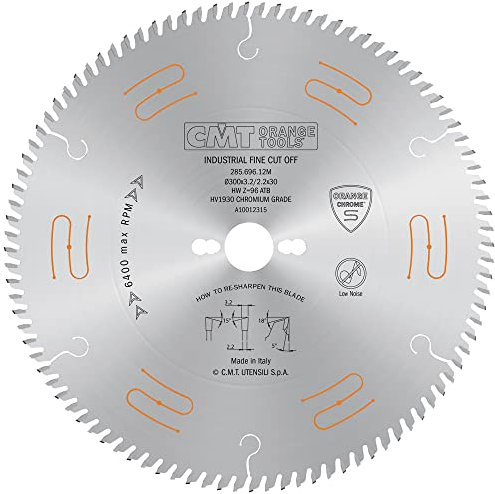 CMT ORANGE TOOLS 285.696.12M - LAMA CIRCOLARE CHROME HW 300x3.2/2.2x30 Z96 5ATB