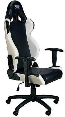 OMP ompha/777E/NW Sedia OMP my2016, colore: nero/bianco