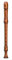 Mollenhauer 5220 Denner Alt-Blockflöte Palisander Natur-Holz Barock Doppelloch