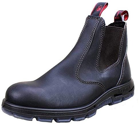 Redback UBOK Australische Lederboots, Claret, Grösse 6.5