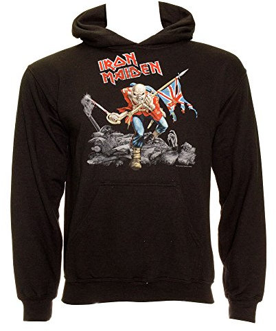 Iron Maiden Trooper Hoodie (Black) - Medium