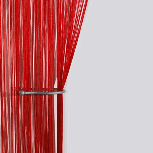 John Aird String Curtain Panel (Red)