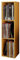 VCM Regal Schallplatten Standregal Bücherregal Universal Archiv LP Möbel Archivierung Holz Buche 115x34x29 cm Platto