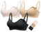 HOFISH Damen 3er-Pack Seamless Clip unten tief V-Ausschnitt, Push-Up-Still-BH Schwangerschafts-BHs 3Pack inlcuding Extenders & Clips groß 3pcs / Packung (Push-Up: pink-schwarz-beige)