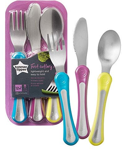 Tommee Tippee 2342253071 Set de Premiers Couverts Bébé en Inox