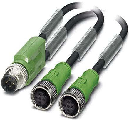 Phoenix Contact SAC-3P konfektioniertes Sensorkabel 3-adrig Stecker / M12 x 2 Buchse, Länge 3m