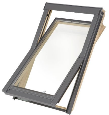 Dachfenster Balio Schwingfenster mit Eindeckrahmen 114x112 cm kompatibel zum Austauch alter Dachfenster