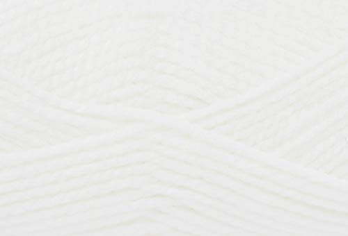King Cole Big Value Chunky Knitting Wool/Yarn White 822 - per 100g ball