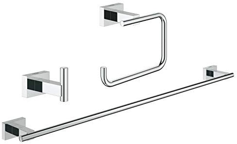 GROHE Essentials Cube Bad Set 3-in-1, Chrom (40777001)