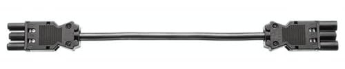 BACHMANN Geräteverlängerung Wieland GST18 Stecker/Buchse, 1m, Schwarz 375.053