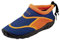 BECO chaussons aquatiques - chaussure de bain chaussures néoprènes pour enfants - Multicolore (Bleu/Orange) - 27 EU