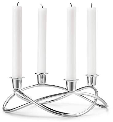 Georg Jensen Season Edelstahl-Kerzenständer
