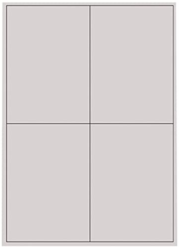 Kores - Universelle selbstklebende rechteckige Etiketten, 500 Blatt im Format Weiß mit Etiketten 105 x 48 mm