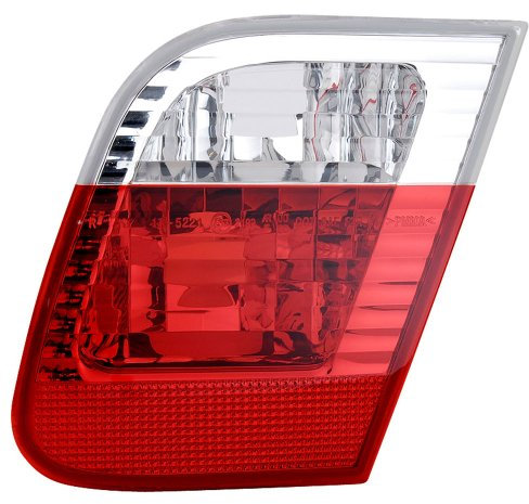 AUTO-STYLE Satz innere Heckleuchten (Heckklappe) kompatibel mit BMW 3er E46 Limousine 2002-2005 - Weiß/Rot