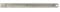 hedue® Stahllineal 200mm - Stahlmaßstab mit Millimeterskala, rostfreies Edelstahl Metall Lineal, robustes Metalllineal