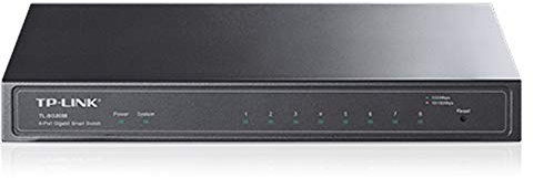 TP-Link JetStream 8-Port Gigabit Smart Switch, L2/L3/L4 QoS and IGMP snooping with Fanless Design, Centralized Management (TL-SG2008)