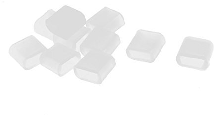 sourcing map Gummi Mini USB Hafen Antistaub Staubdicht Stecker Schutz Abdeckung Klar 10 Stück DE de