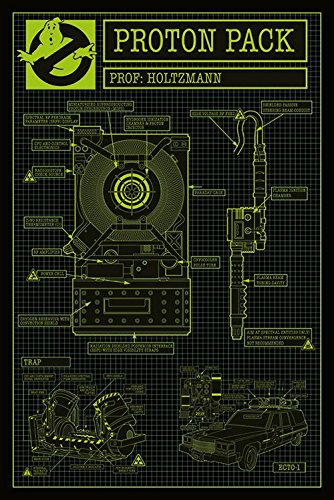 Ghostbusters 3 – Proton Pack – 61 x 91,5 cm – Schild / Poster