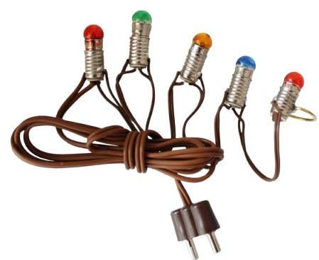 Kahlert Licht Guirlande lumineuse 5 ampoules 3,5 V, E5,5