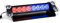 Raptors LED Technik Frontblitzer Shark 8W Scheibenblitzer für Show Cars | Scheibenblitzer 12V | Dash Light | Fake Polizei | Kennleuchte | Fake Blaulicht
