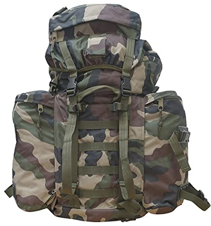 Sac à Dos Militaire OPEX 100 L avec sur-Sac incorporé - Camouflage CE