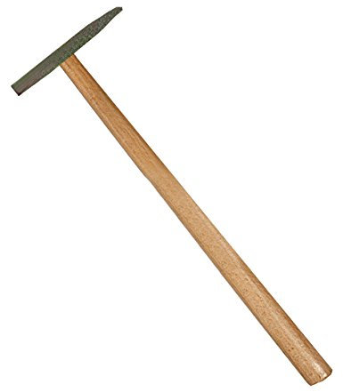 Ruthe 3005056119 Fliesenhammer mit Hartmetallschneide/Eschenstiel, 50 g