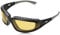 Bolle TRACPSJ - Occhiali con montatura in nylon, lenti anti-graffio e antinebbia, nero/giallo