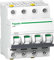 Schneider A9F04432 Disjoncteur iC60N, 4P, 32 A, caractéristique C, multicolore
