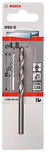 Bosch Accessories Bosch Professional Metallbohrer HSS-G geschliffen (Ø 4,8 mm)