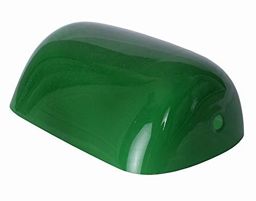 Ersatzschirm grün Glasschirm Bankerslampe Lamp Bankers Tisch-Leuchte Ersatzglas xcl110 Palazzo Exklusiv